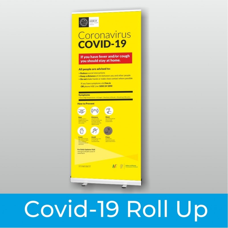 Covid Roll Up Banner