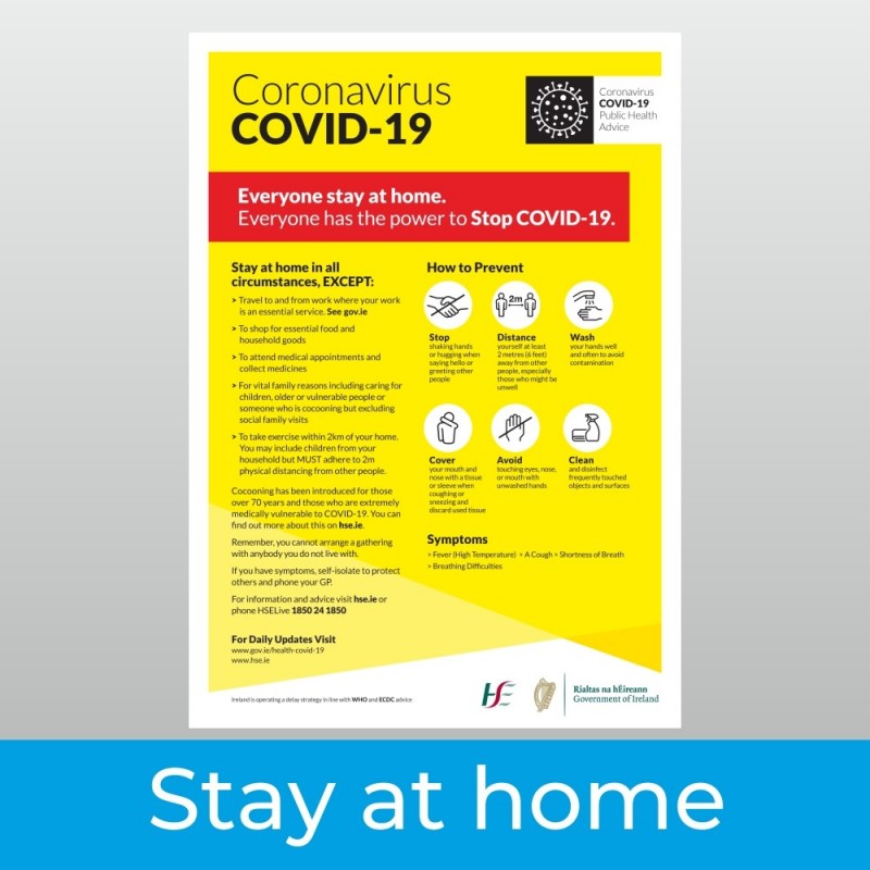 Covid-19: Stay at home