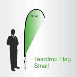 Small Teardrop Flag