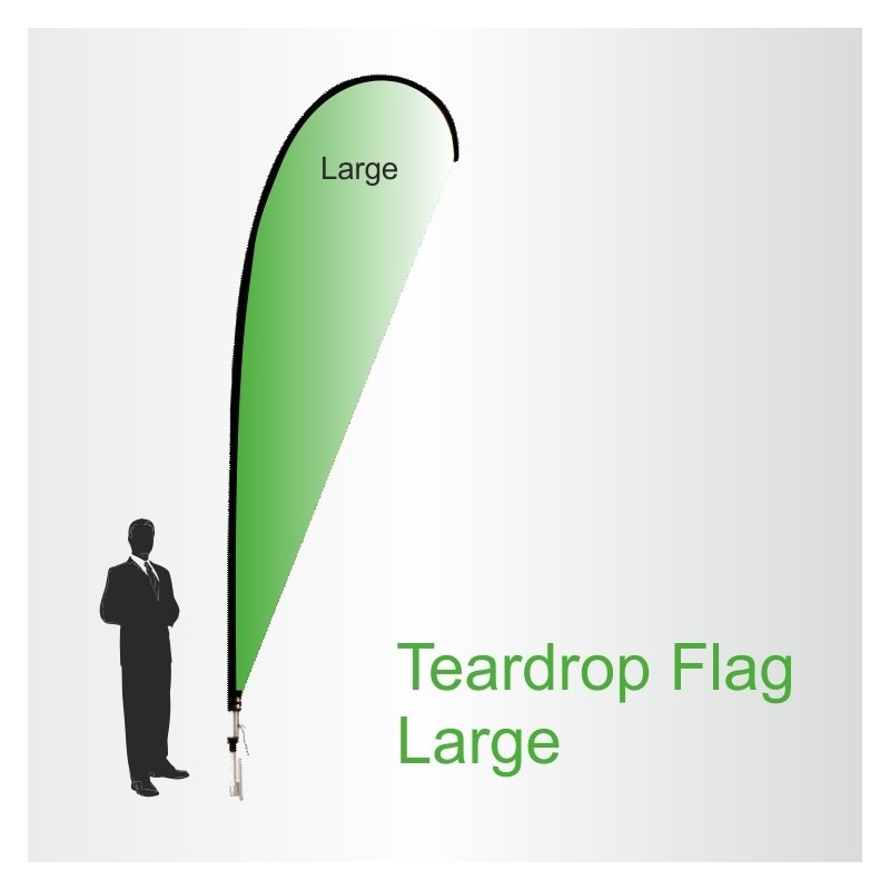 Teardrop Flags Large 4.5m